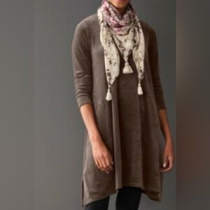 J. Jill Mocha Swing Dress with Pockets